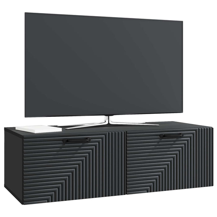 Oglindă TV montată pe perete Pe perete Negru 98 x 41 x 30 cm - WALTI WALTI