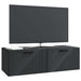Oglindă TV montată pe perete Pe perete Negru 98 x 41 x 30 cm - WALTI WALTI