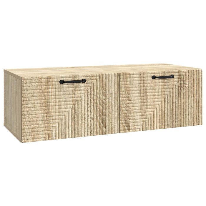 Oglindă TV montată pe perete Stejar Sonoma 98 x 41 x 30 cm - WALTI WALTI