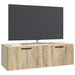 Oglindă TV montată pe perete Stejar Sonoma 98 x 41 x 30 cm - WALTI WALTI