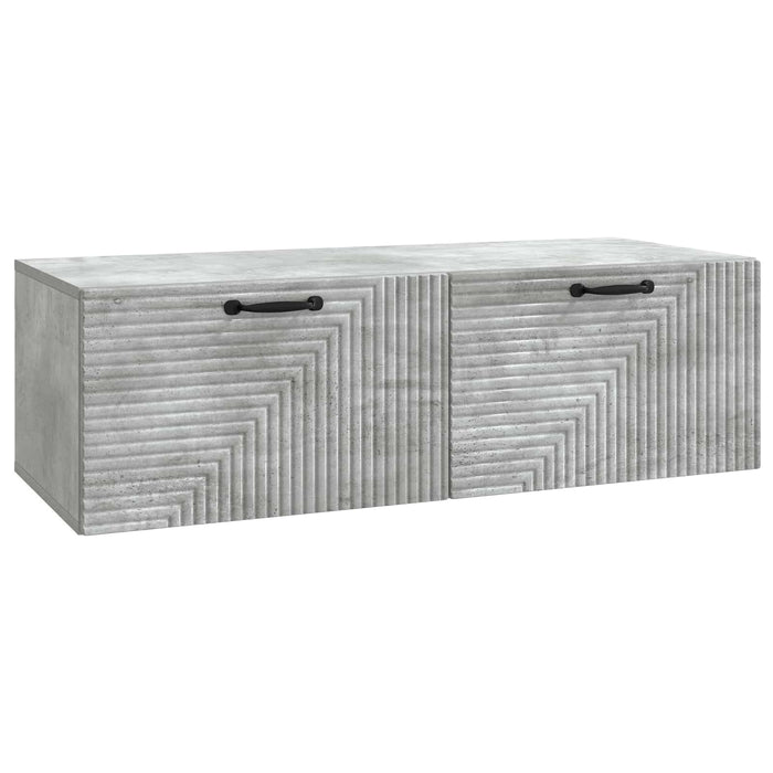 Oglindă TV montată pe perete Gri Beton 98 x 41 x 30 cm - WALTI WALTI