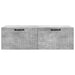 Oglindă TV montată pe perete Gri Beton 98 x 41 x 30 cm - WALTI WALTI