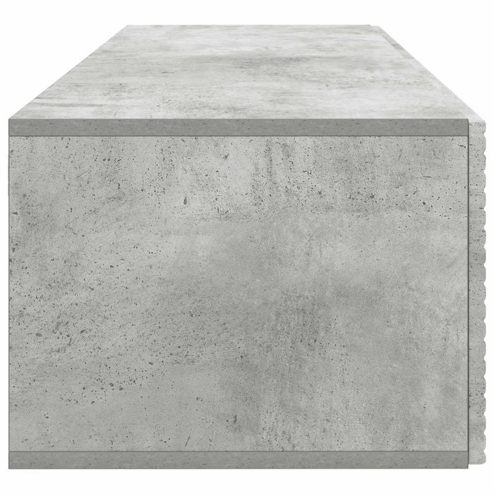 Oglindă TV montată pe perete Gri Beton 98 x 41 x 30 cm - WALTI WALTI