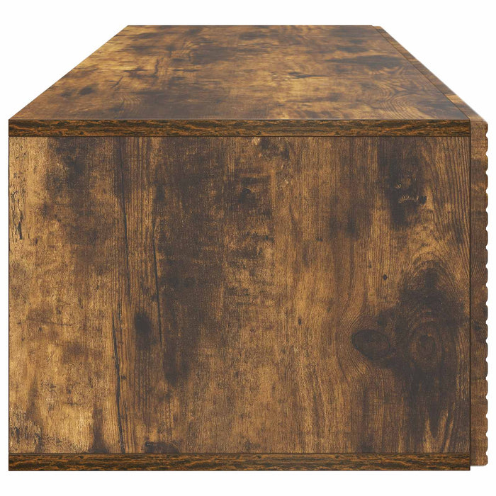 Oglindă TV montată pe perete Stejar fumuriu 98 x 41 x 30 cm - WALTI WALTI