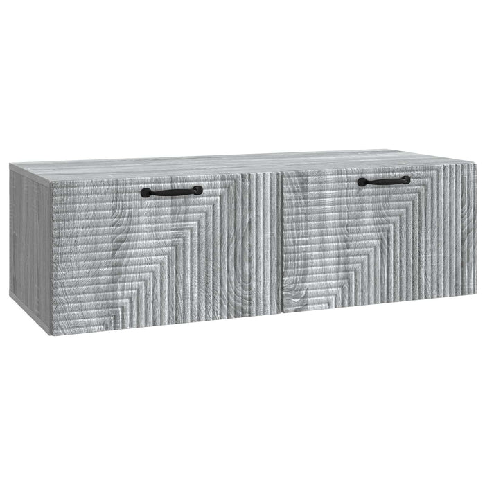 Oglindă TV montată pe perete Sonoma gri 98 x 41 x 30 cm - WALTI WALTI