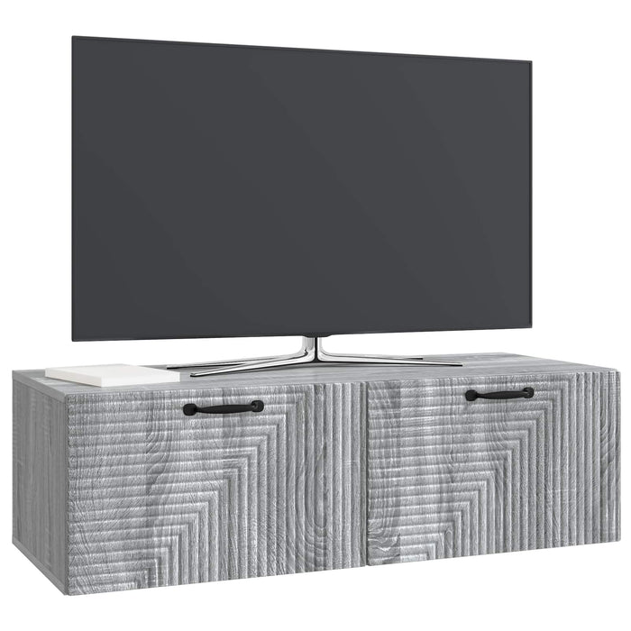 Oglindă TV montată pe perete Sonoma gri 98 x 41 x 30 cm - WALTI WALTI