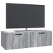 Oglindă TV montată pe perete Sonoma gri 98 x 41 x 30 cm - WALTI WALTI