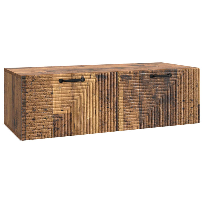 Oglindă TV montată pe perete Lemn vechi 98 x 41 x 30 cm - WALTI WALTI
