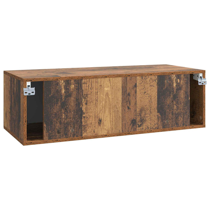 Oglindă TV montată pe perete Lemn vechi 98 x 41 x 30 cm - WALTI WALTI