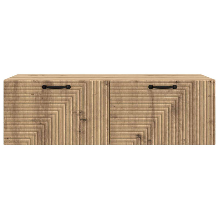 Oglindă TV montată pe perete Stejar Artizanal 98 x 41 x 30 cm - WALTI WALTI