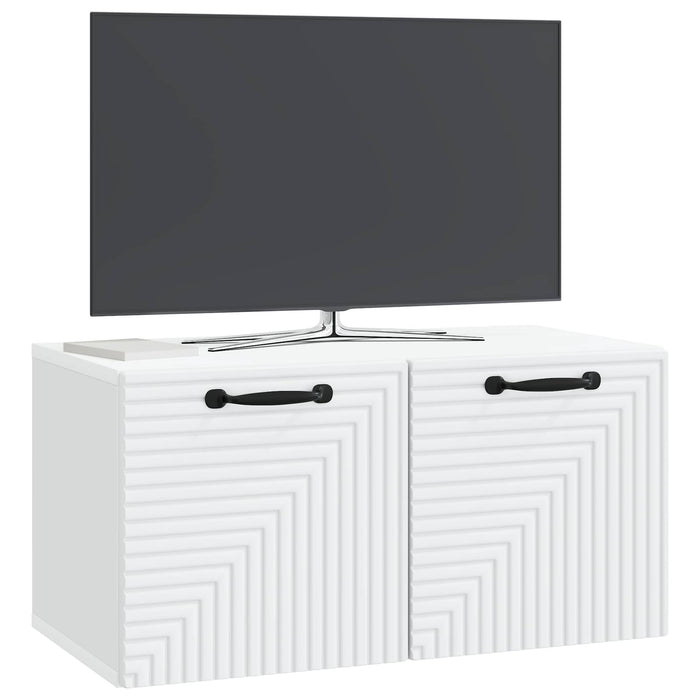 Oglindă TV montată pe perete Pe perete Alb 59,5 x 31 x 30 cm - WALTI WALTI
