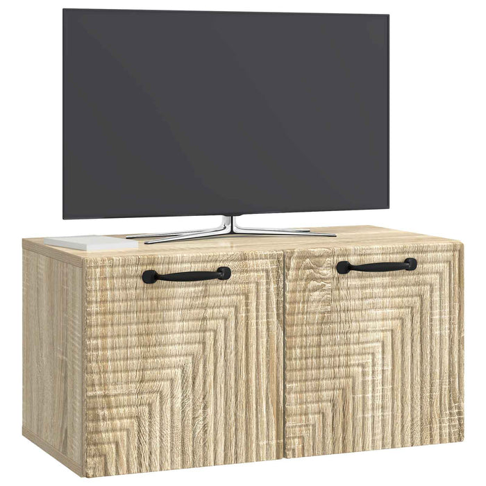 Oglindă TV montată pe perete Stejar Sonoma 59,5 x 31 x 30 cm - WALTI WALTI