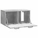 Oglindă TV montată pe perete Gri Beton 59,5 x 31 x 30 cm - WALTI WALTI