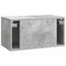 Oglindă TV montată pe perete Gri Beton 59,5 x 31 x 30 cm - WALTI WALTI
