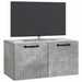 Oglindă TV montată pe perete Gri Beton 59,5 x 31 x 30 cm - WALTI WALTI