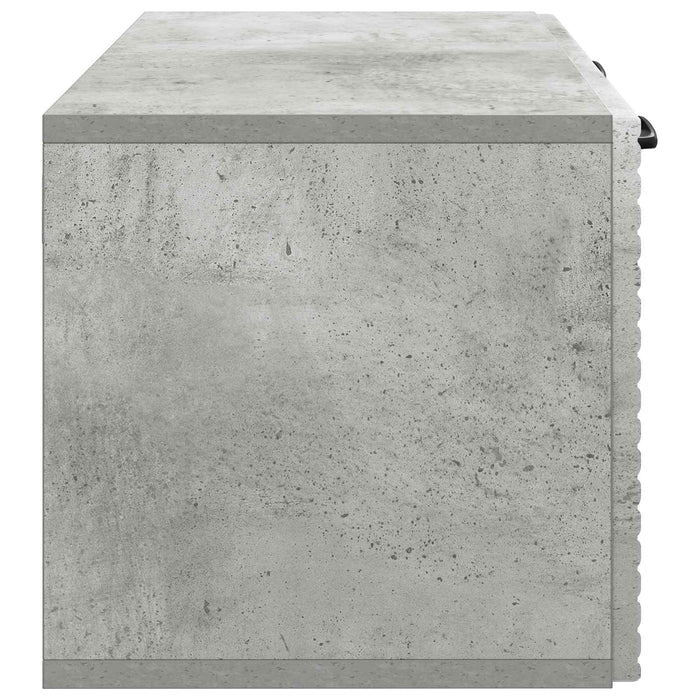 Oglindă TV montată pe perete Gri Beton 59,5 x 31 x 30 cm - WALTI WALTI