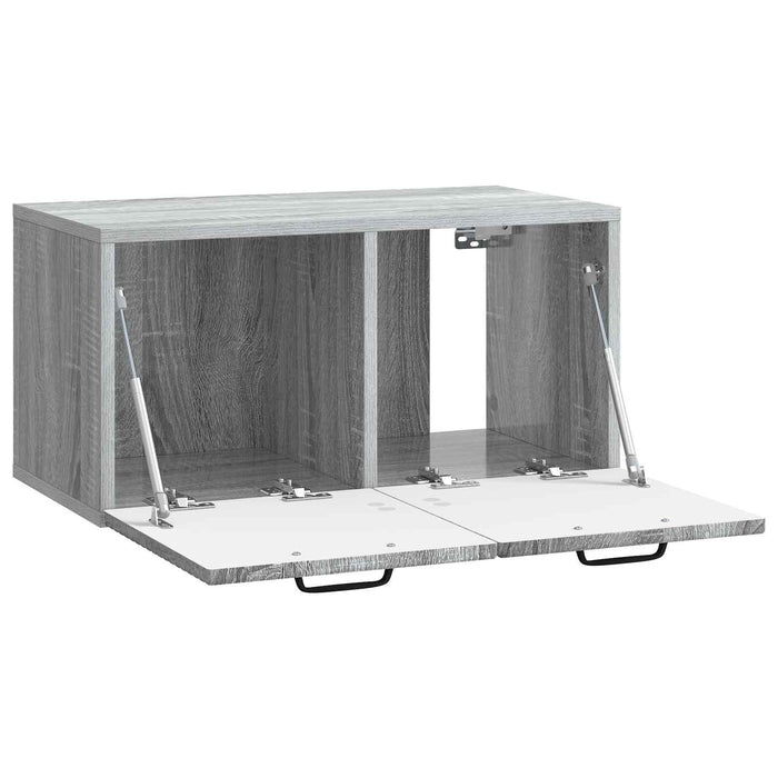 Oglindă TV montată pe perete Sonoma gri 59,5 x 31 x 30 cm - WALTI WALTI