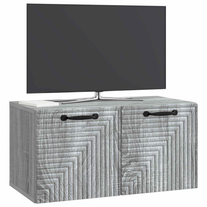 Oglindă TV montată pe perete Sonoma gri 59,5 x 31 x 30 cm - WALTI WALTI