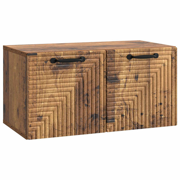 Oglindă TV montată pe perete Lemn vechi 59,5 x 31 x 30 cm - WALTI WALTI