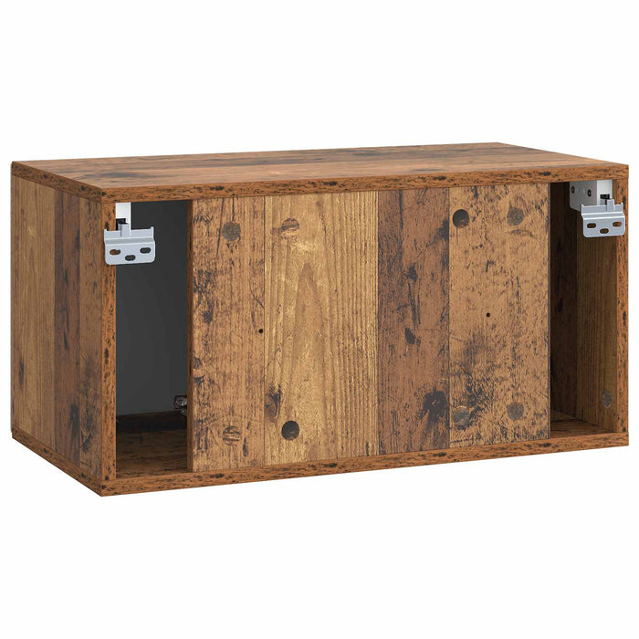 Oglindă TV montată pe perete Lemn vechi 59,5 x 31 x 30 cm - WALTI WALTI