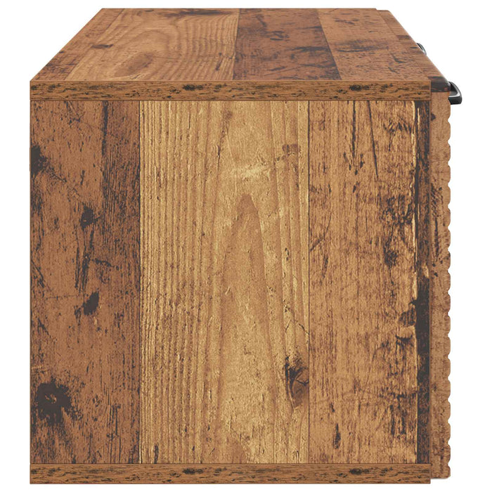 Oglindă TV montată pe perete Lemn vechi 59,5 x 31 x 30 cm - WALTI WALTI