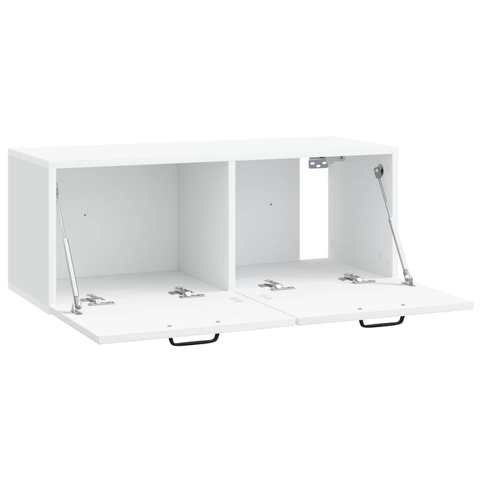 Oglindă TV montată pe perete Pe perete Alb 78,5 x 31 x 30 cm - WALTI WALTI