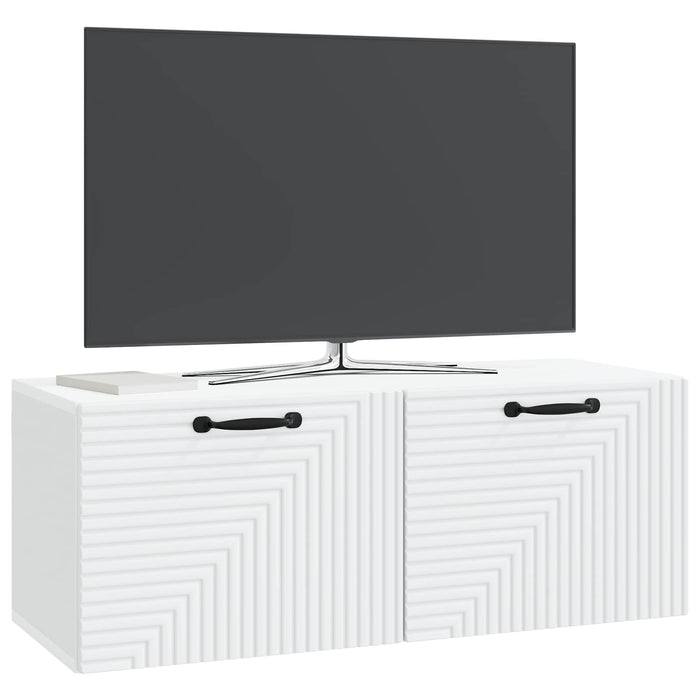 Oglindă TV montată pe perete Pe perete Alb 78,5 x 31 x 30 cm - WALTI WALTI
