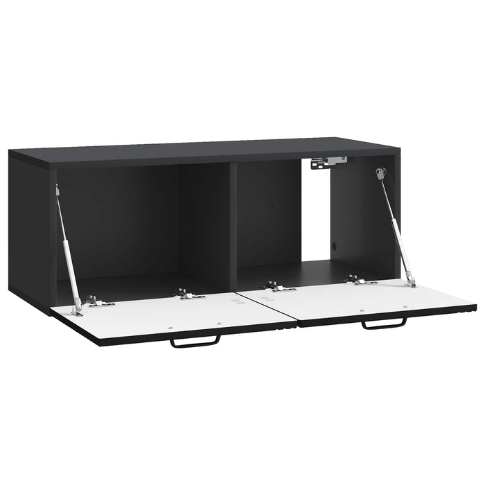 Oglindă TV montată pe perete Pe perete Negru 78,5 x 31 x 30 cm - WALTI WALTI