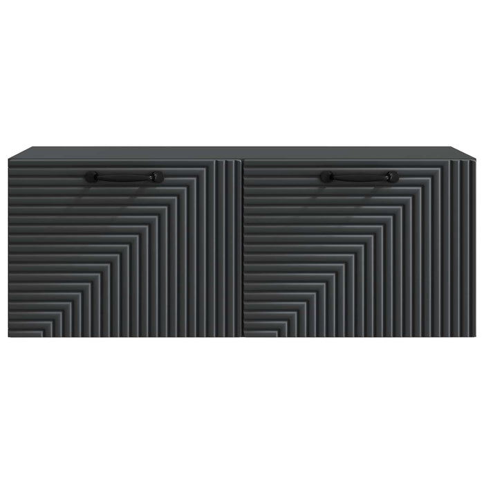 Oglindă TV montată pe perete Pe perete Negru 78,5 x 31 x 30 cm - WALTI WALTI