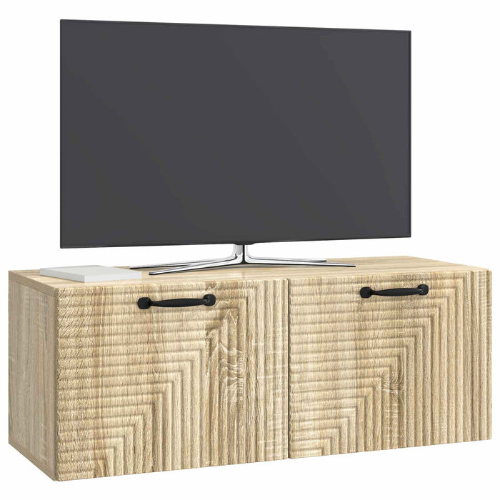 Oglindă TV montată pe perete Stejar Sonoma 78,5 x 31 x 30 cm - WALTI WALTI