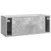 Oglindă TV montată pe perete Gri Beton 78,5 x 31 x 30 cm - WALTI WALTI