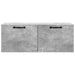 Oglindă TV montată pe perete Gri Beton 78,5 x 31 x 30 cm - WALTI WALTI