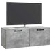 Oglindă TV montată pe perete Gri Beton 78,5 x 31 x 30 cm - WALTI WALTI