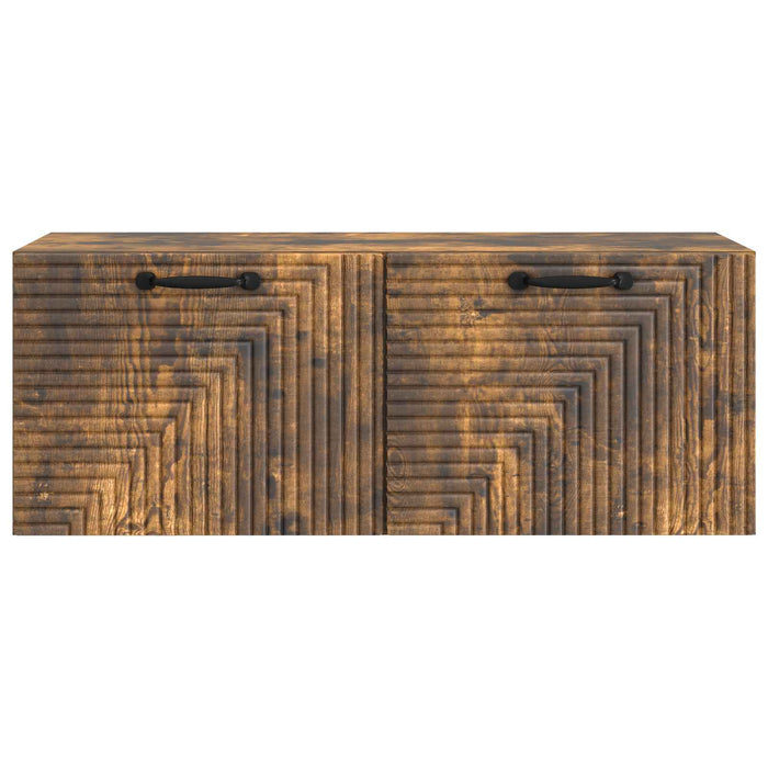 Oglindă TV montată pe perete Stejar fumuriu 78,5 x 31 x 30 cm - WALTI WALTI