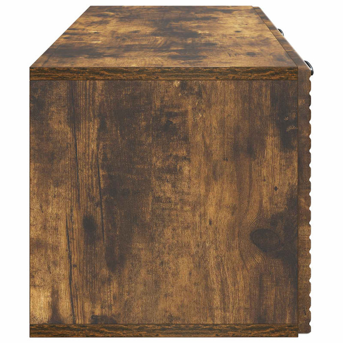 Oglindă TV montată pe perete Stejar fumuriu 78,5 x 31 x 30 cm - WALTI WALTI