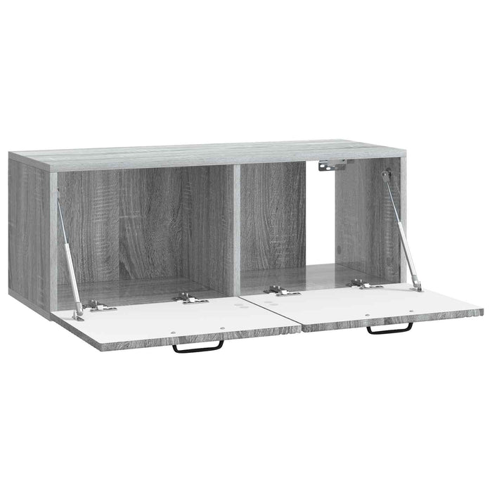 Oglindă TV montată pe perete Sonoma gri 78,5 x 31 x 30 cm - WALTI WALTI