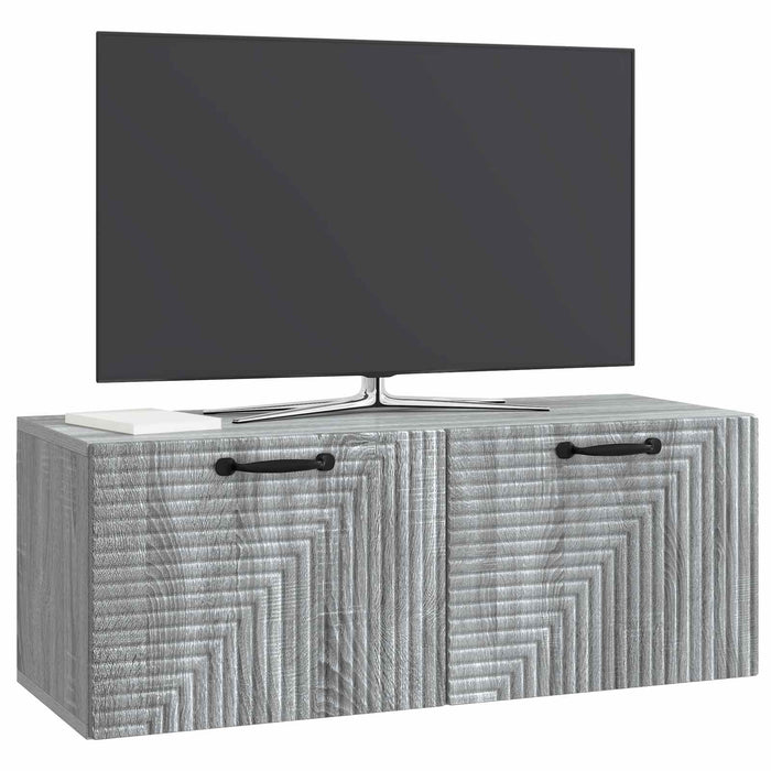 Oglindă TV montată pe perete Sonoma gri 78,5 x 31 x 30 cm - WALTI WALTI