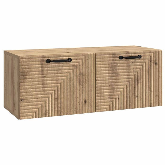 Oglindă TV montată pe perete Stejar Artizanal 78,5 x 31 x 30 cm - WALTI WALTI