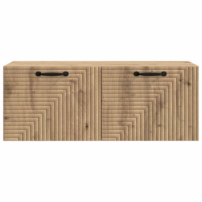 Oglindă TV montată pe perete Stejar Artizanal 78,5 x 31 x 30 cm - WALTI WALTI