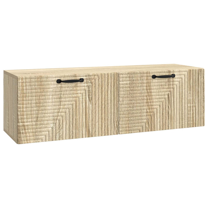 Oglindă TV montată pe perete Stejar Sonoma 98 x 31 x 30 cm - WALTI WALTI