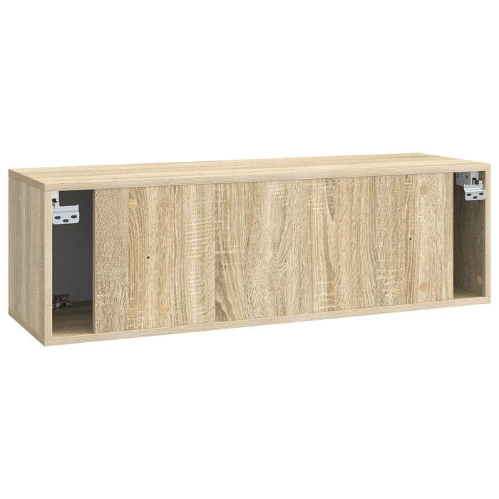 Oglindă TV montată pe perete Stejar Sonoma 98 x 31 x 30 cm - WALTI WALTI