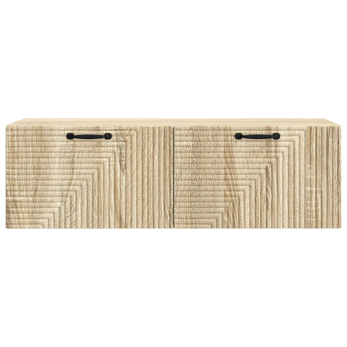 Oglindă TV montată pe perete Stejar Sonoma 98 x 31 x 30 cm - WALTI WALTI