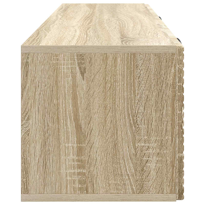 Oglindă TV montată pe perete Stejar Sonoma 98 x 31 x 30 cm - WALTI WALTI