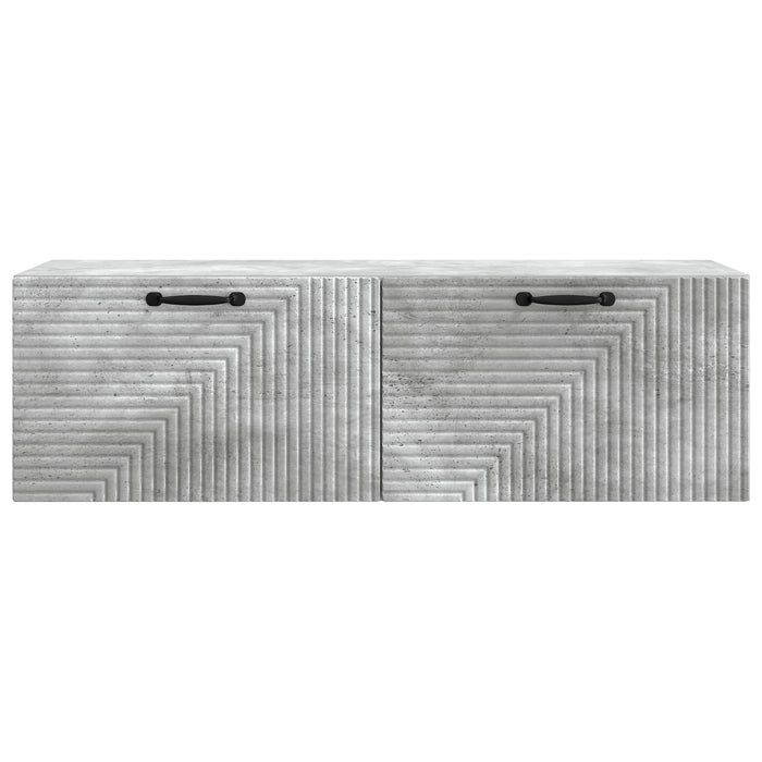 Oglindă TV montată pe perete Gri Beton 98 x 31 x 30 cm - WALTI WALTI