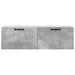 Oglindă TV montată pe perete Gri Beton 98 x 31 x 30 cm - WALTI WALTI