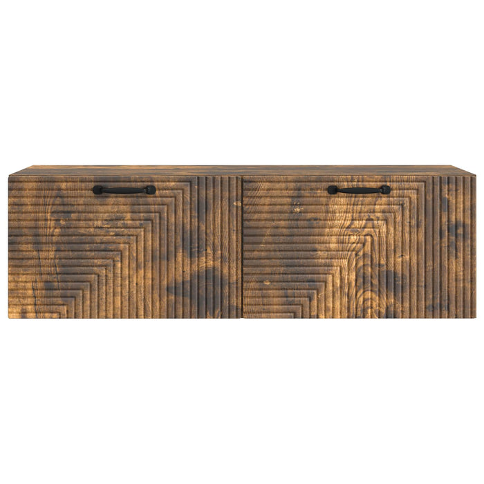 Oglindă TV montată pe perete Stejar fumuriu 98 x 31 x 30 cm - WALTI WALTI