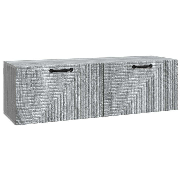 Oglindă TV montată pe perete Sonoma gri 98 x 31 x 30 cm - WALTI WALTI