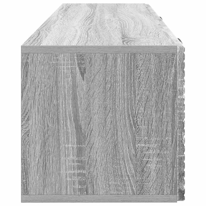 Oglindă TV montată pe perete Sonoma gri 98 x 31 x 30 cm - WALTI WALTI