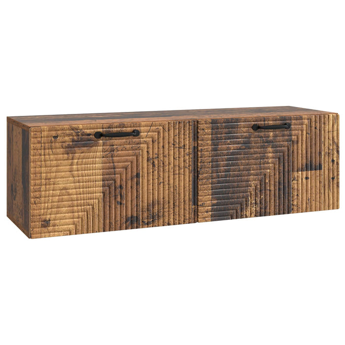 Oglindă TV montată pe perete Lemn vechi 98 x 31 x 30 cm - WALTI WALTI