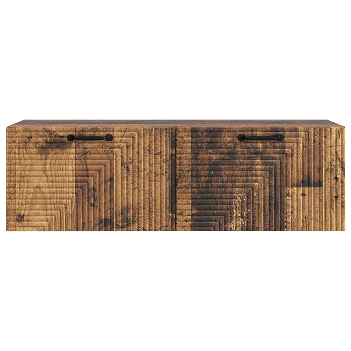 Oglindă TV montată pe perete Lemn vechi 98 x 31 x 30 cm - WALTI WALTI